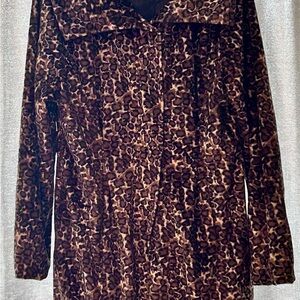 New Look Brown Leopard Print jacket
